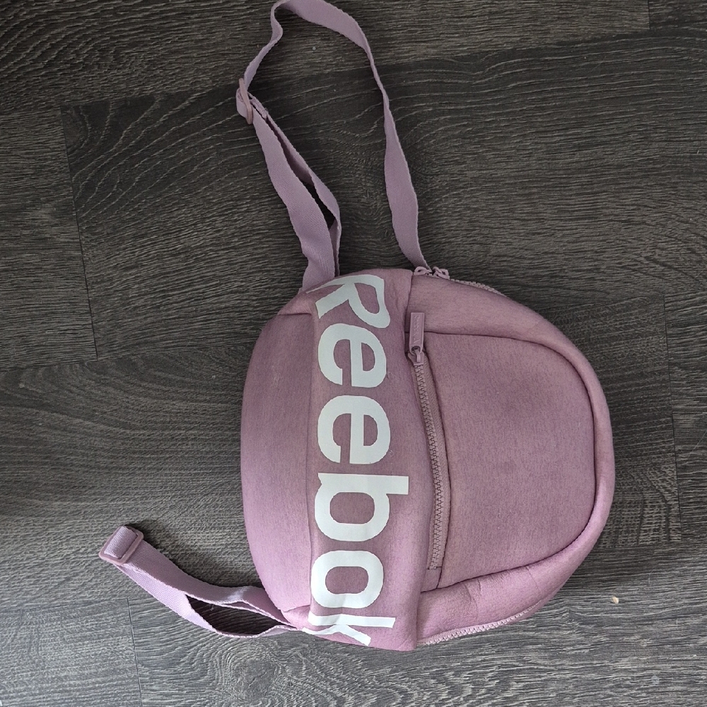 Reebok Lavender Mini Backpack with White Logo